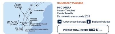 CRUCERO ISLAS CANARIAS & MADEIRA 2025